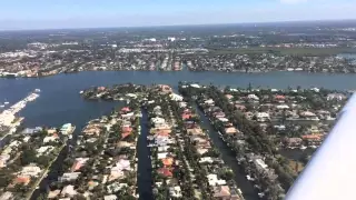 Flying in to Naples