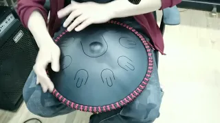 Handpan Sam Maher - New York Cover on a Tongue Drum