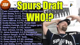 NBA Draft Live San Antonio Spurs Fan Reaction