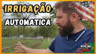 IRRIGAÇÃO AUTOMATICA PARA NOSSA HORTA | VIDA NA AMERICA | VIDA NA ROÇA