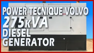 Power Tecnique Volvo Diesel Generator 275kVA – XP27559 Test #perkins | #fgwilson Authorised Dealer