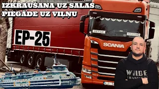 EP-25. IZKRAUŠANA UZ SALAS. PAŠPIEGĀDE UZ VIĻŅU.