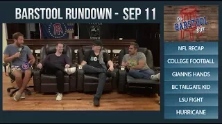 Barstool Rundown - September 11, 2017