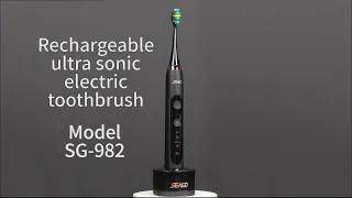 SEAGO Ultrasonic Electric Toothbrush for Adults