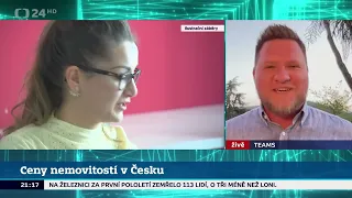 Ceny nemovitostí v Česku - Jan Štěpánek hostem ČT24