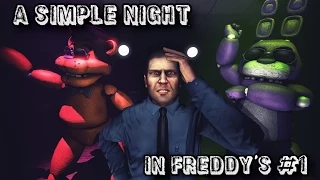 SFM| A Simple Night in Freddy's| Part 1
