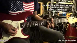 James Brown It's A Man's Man's World Guitar Cover LESSON LINK BELOW @EricBlackmonGuitar