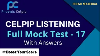 "CELPIP Listening Test 17 (Full Test with Answers) | Boost Your Score!"