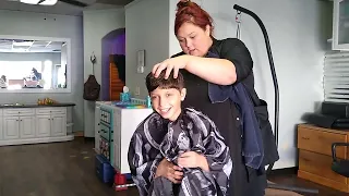 Hair Trim/ Singing Holiday Songs