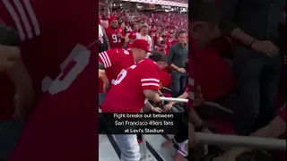Fight breaks out between San Francisco 49ers fans at Levi's Stadium