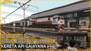 FULL TRIP DINAS PAGI KERETA API GAJAYANA KE STASIUN MALANG | TRAINZ RAILROAD SIMULATOR INDONESIA