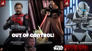Hot Toys Star Wars announcements  Darth Sidious ROTS, Imperial Commando, Obi Wan Mandalorian Armor