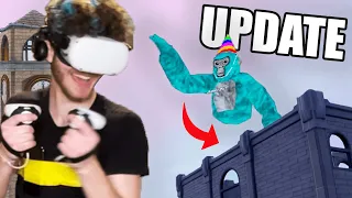 Tilted Towers in the New Gorilla Tag VR UPDATE (Oculus Quest 2)