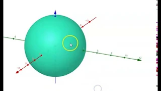 Locus of a point from a fixed point in 3 Dimension (3D)