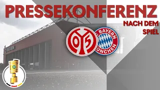 Die PK nach dem Pokalspiel gegen Bayern München | #05ertv | #M05FCB | Saison 2022/23