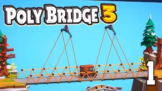 Ну что - погнали по новой!? 😃 | Poly Bridge 3 | Часть 1