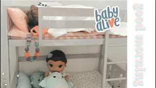 baby alive! morning routine with tammy & lila