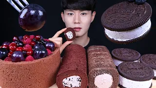 ENG SUB) ASMR OREO & CHOCOLATE & CAKE & DESSERT EATING SOUNDS MUKBANG 초콜릿 먹방ASMR MUKBANG