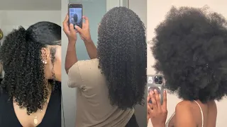 Cute Natural Hairstyles TikTok Compilation🤎