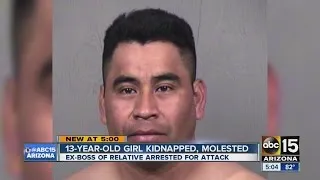 Man arrested for molesting, attempted kidnapping of 13-year-old girl