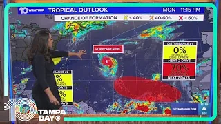 Tracking the Tropics: Hurricane Nigel still expected to become major hurricane by Tuesday | 11 p.m.