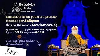 Rudraksha Diksha: Una iniciación con Sadhguru, En Línea | 23 de Noviembre de 2022.