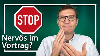 Nervös im Vortrag? DAS solltest du sofort lassen!