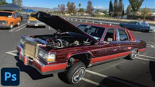 Car Show in the San Fernando Valley ft. Lowriders & Custom Classics | Editing Photos 12/3/2022