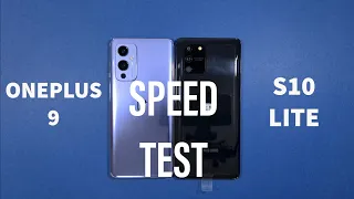 OnePlus 9 vs Samsung S10 Lite Speed Test