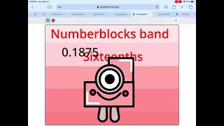 Sneak peek of numberblocks band sixteenths