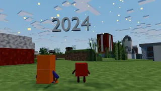 Happy New Year Numberblocks 2024 from STUDIO CAKNINGKAK