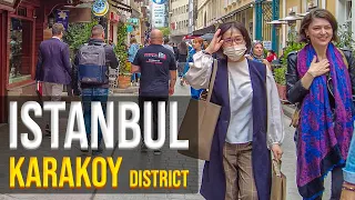 (📽⁴ᴷ⁶⁰) Walking in Karakoy Istanbul | Istanbul walking tour 2022