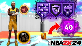 THIS LOCK BUILD DOMINATES COMP PRO AM IN NBA 2K24 | BEST LOCKDOWN BUILD