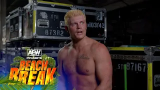 An Emotional Cody Rhodes Doesn't Hold Back in His Post Match Interview | AEW Beach Break, 1/26/22