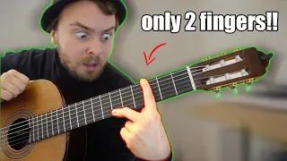 I play with ONLY 2 FINGERS!! (like Django Reinhardt)