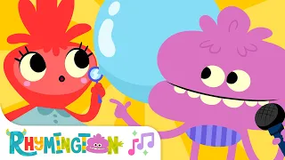 Let's Blow A Bubble | Bubbles Song for Kids | Rhymington Square