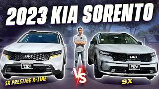 2023 Kia Sorento SX Prestige X-line vs SX - Family Friendly SUV!