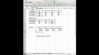 Lesson 17 - Facility Location - Excel Solution to Load-Distance Problem