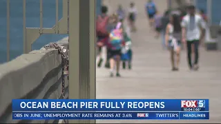 Ocean Beach Pier Fully Reopens