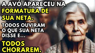 A AVÓ APARECEU NA FORMATURA DE SUA NETA, PORÉM TODOS OUVIRAM O QUE SUA NETA DISSE E...TODOS CHORARAM