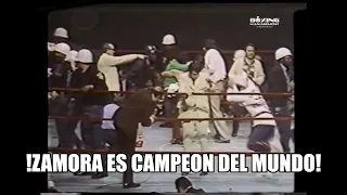 Este dia en Boxeo-Alfonso Zamora se convierte en campeon mundial.