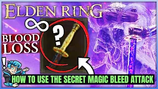 This Katana Has an INSANE Secret Attack - OP Magic Bleed - Best Meteoric Ore Blade Elden Ring Build!