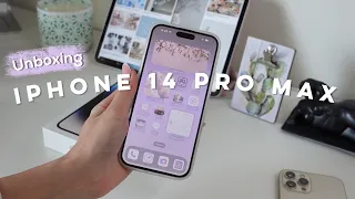 Unboxing my new Iphone 14 Pro Max Silver 256GB