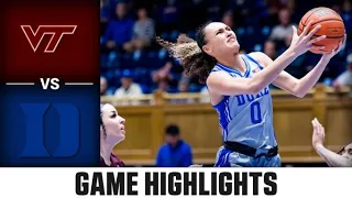 Virginia Tech vs. Duke Women's Basketball Highlights (2022-23)