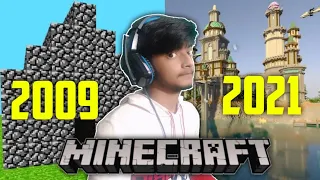 Evolution Of Minecraft 2009 to 2021 | Minecraft Hindi