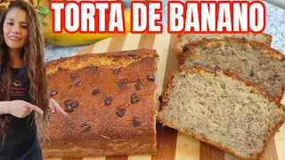 LA MEJOR TORTA DE BANANO 🍌 QUE PODRAS PREPARAR fácil y deliciosa 😋 con y sin HORNO!!