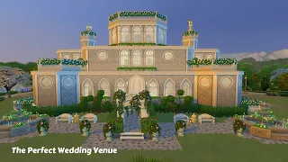 The Perfect Wedding Venue / Sims 4 Speed Build / No CC