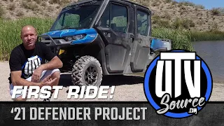 UTV Source Build | 2021 Can-Am Defender MAX | First Drive!