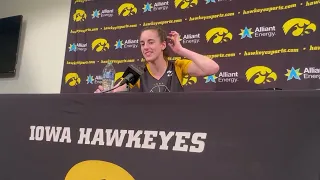 Hear from Iowa's Caitlin Clark ahead of breaking the NCAA women's basketball scoring record