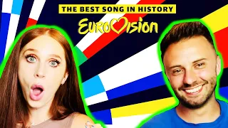 MY AMERICAN HUSBAND REACTS TO THE BEST EUROVISION SONGS IN HISTORY